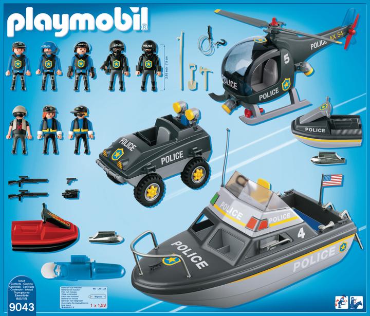 Produktbild Playmobil Grosser Polizei-Spezialeinsatz (9043, Playmobil City Action)