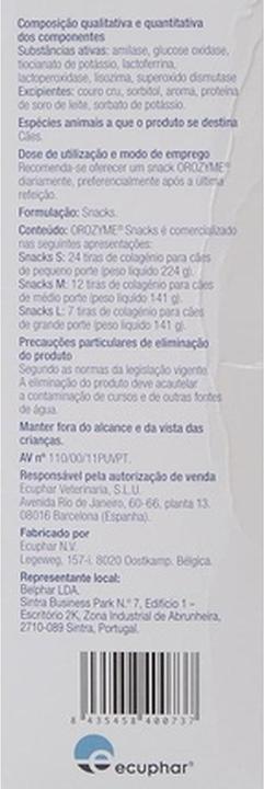 Immagine prodotto Ecuphar Strisce Orozyme (Cane)