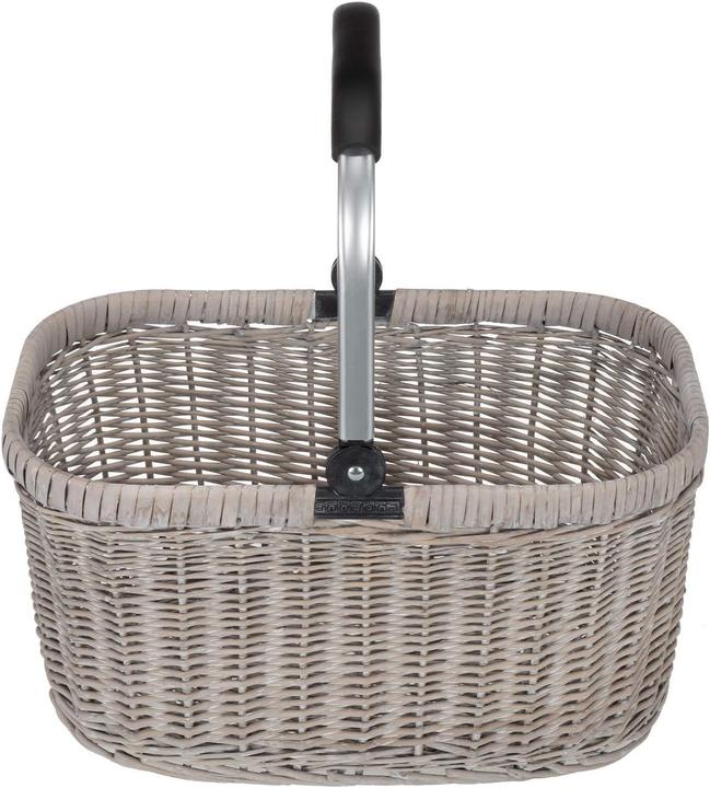 Actual product image Anndora Wicker basket with aluminium frame 22L, beige