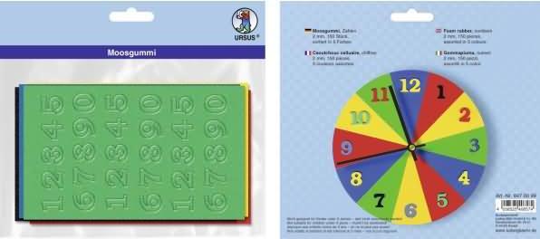 Produktbild Ursus Moosgummi Zahlen