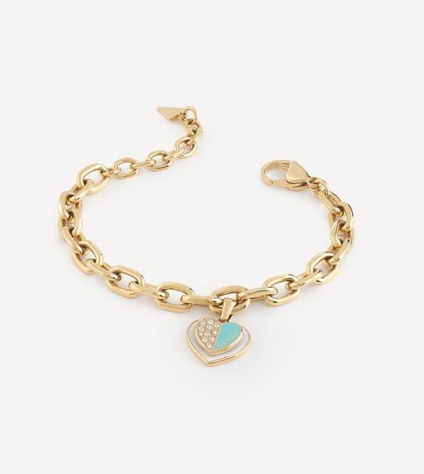 Guess Lovely Solid Gold Plated Bracelet JUBB03034JWYGTQS (15.85 cm, Edelstahl)