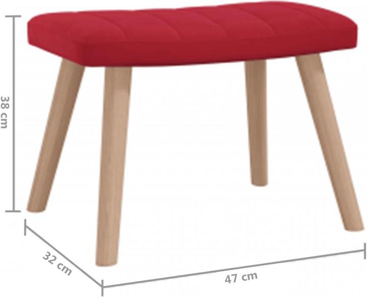 Immagine prodotto vidaXL Relaxsessel mit Hocker