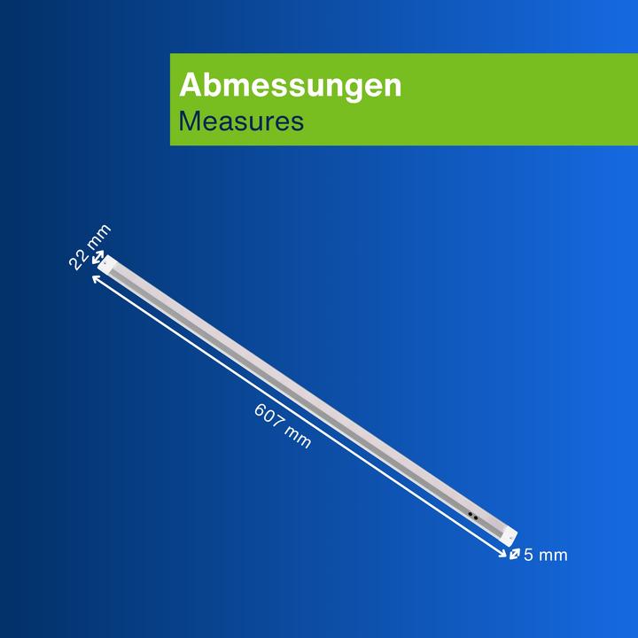 Produktbild REV LED-Unterbauleuchte Mini Slim, 6W, 3000K, 420lm, warmweiss, IP20, 60 cm (420 lm)