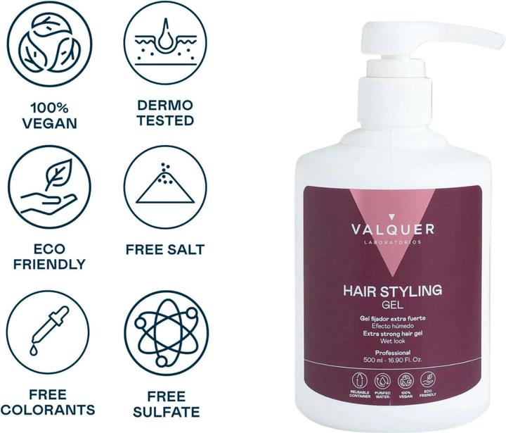 Immagine prodotto Valquer Gel extra forte 500ml (Gel per capelli, 500 ml)