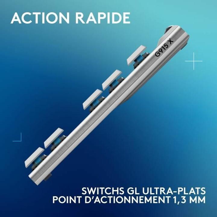 Actual product image Logitech G915 X LIGHTSPEED TKL (FR, Wireless)