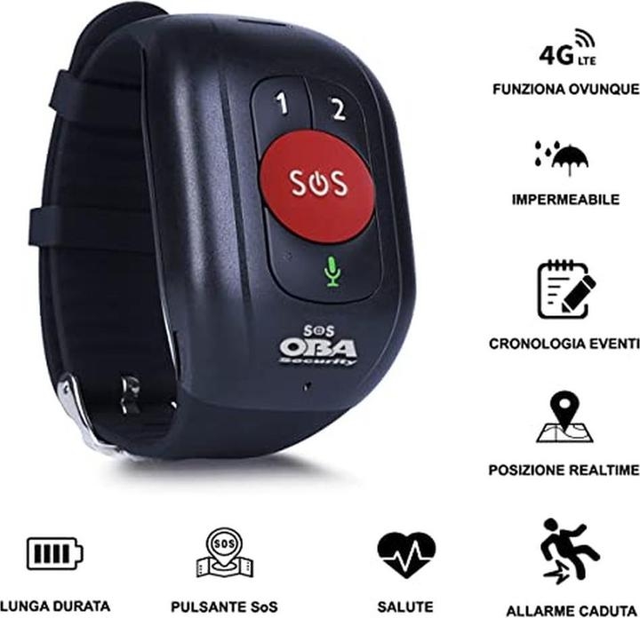 Actual product image OBA SOS Armband mit GPS und Fallmelder