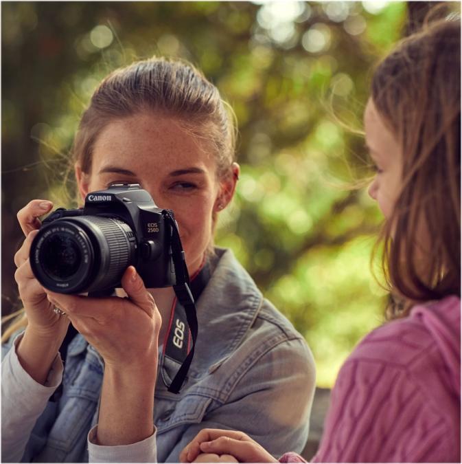 Actual product image Canon EOS 250D (18 - 55 mm, 24.10 Mpx, APS-C / DX)