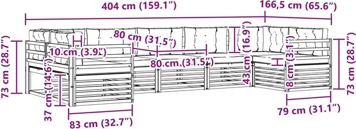 Produktbild vidaXL Sofagarnituren