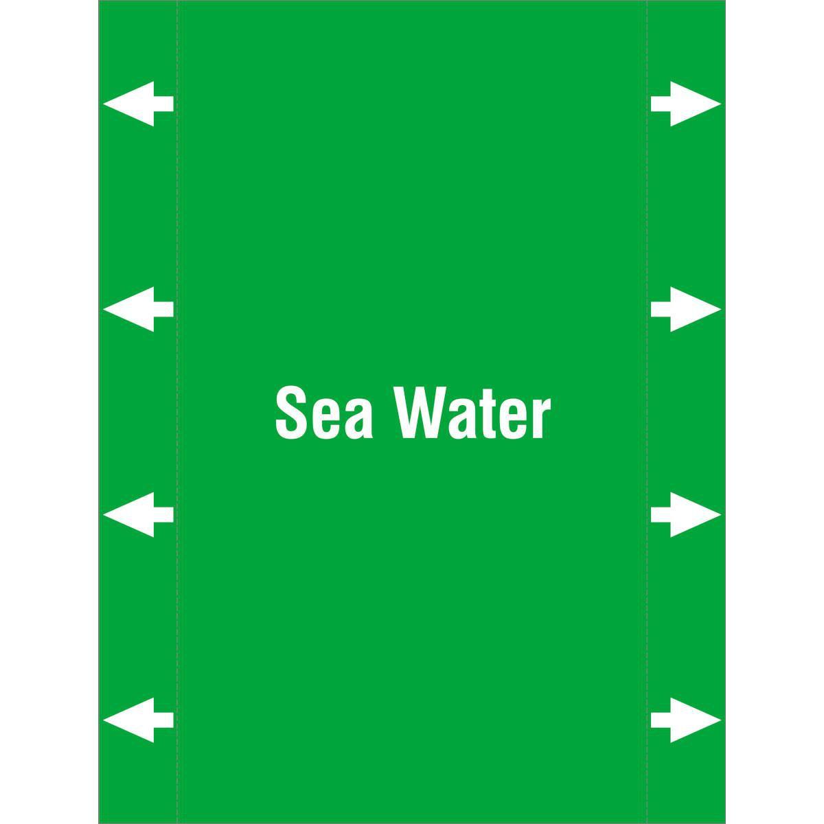 Brady, Etiketten, ISO 20560 Pipe Markers - Water