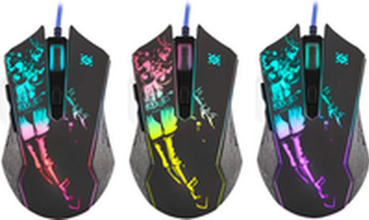 Actual product image Defender Gaming, wired, optical mouse GM-933 SIN'SISTER 7200dpi 6P backlit (Cable)
