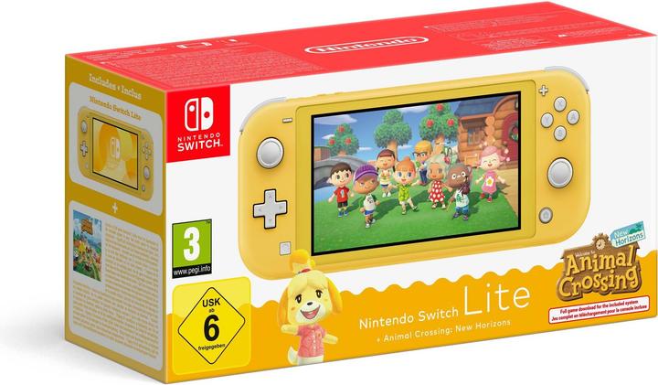 Produktbild Nintendo Switch Lite + Animal Crossing: New Horizons Bundle - Gelb