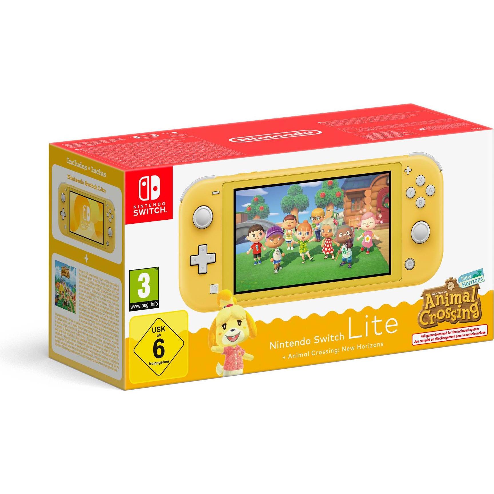 Nintendo Switch Lite Animal Crossing: New Horizons Bundle Galaxus