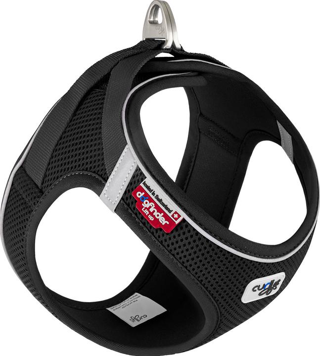 Curli Magnetic Vest Hundegeschirr Air-Mesh Schwarz M (M, Hund, Allgemein)