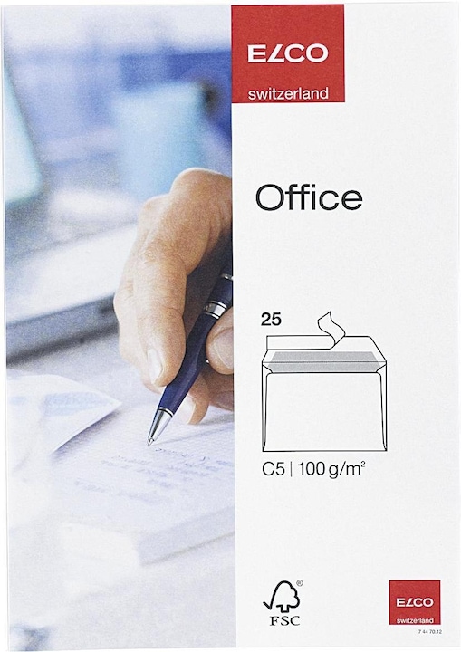 Image du produit Elco Bureau des enveloppes, sans fenêtre (229 x 162 mm, 25 x)