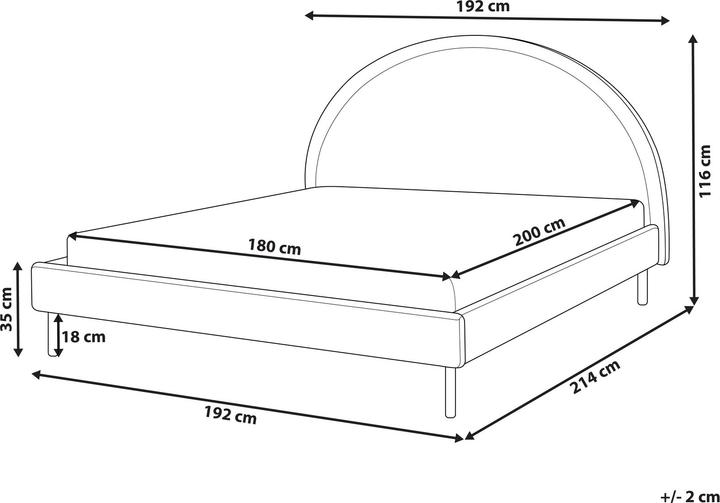 Actual product image Beliani Margut (180 x 200 cm)