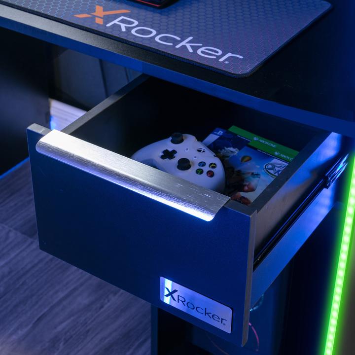 Image du produit X Rocker Xrocker Electra Desk - Black With Black Led