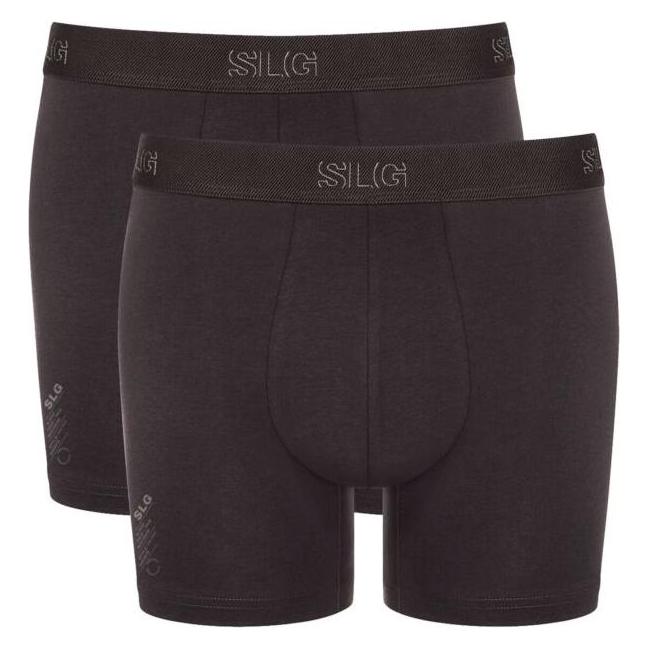 Sloggi, Herren, Unterhosen, Herren Short «Slg Base», Duo-Pack, Schwarz, (52)