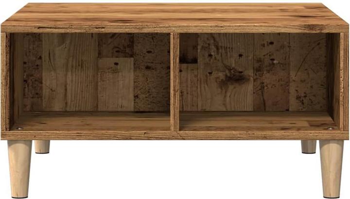 Immagine prodotto vidaXL Couchtisch Altholz-Optik 60x60x30 cm Holzwerkstoff (60 x 60 x 30 cm)