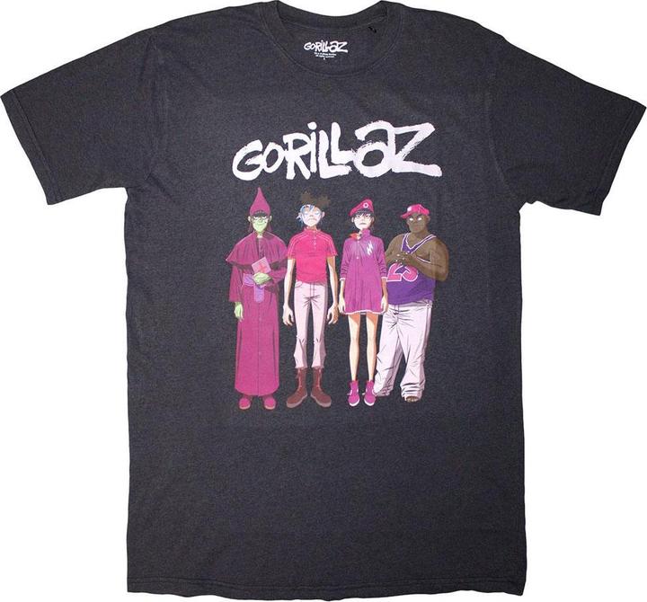 Image du produit Gorillaz - T-shirt style Groupe CRACKER ISLAND - Adulte (M)