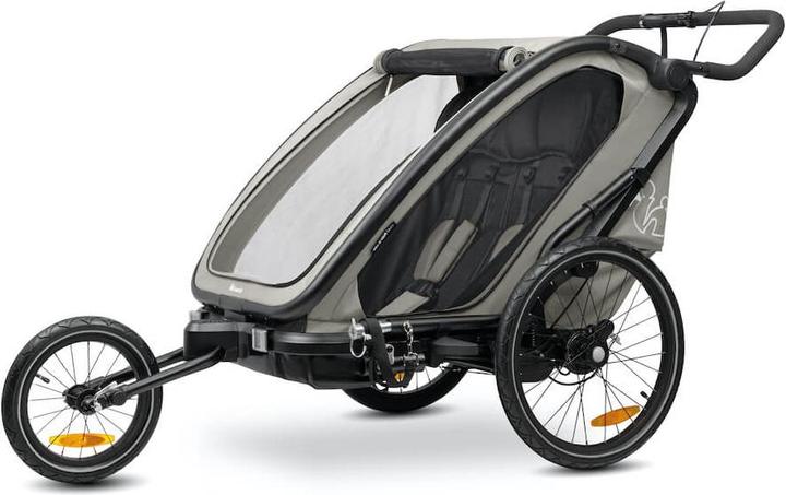 Actual product image Hauck 3in1 Fahrradanhänger Bike N Walk Duo für
