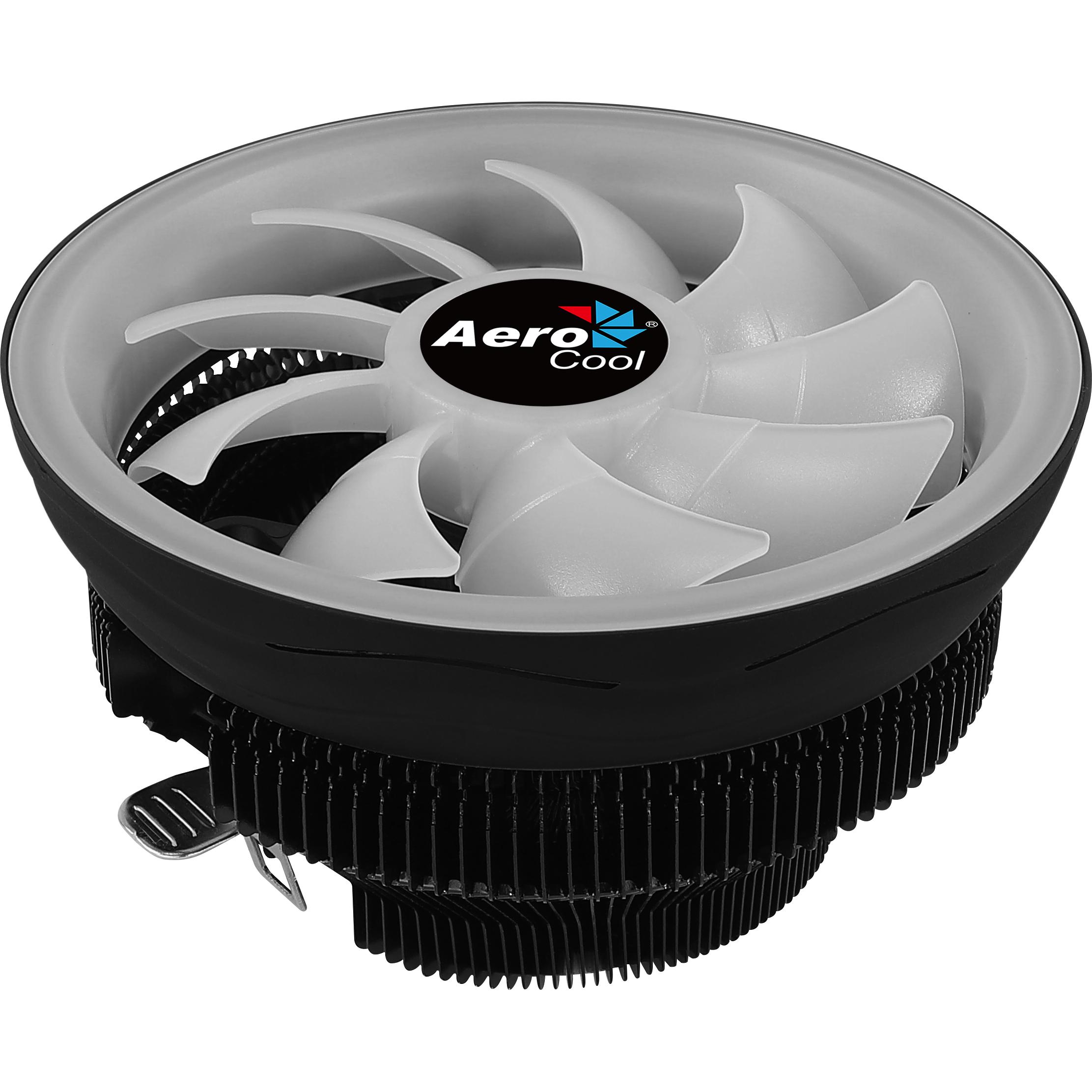 Thumbnail - AeroCool Core Plus ARGB PWM 4P/12cm Intel/AMD (83 mm), CPU Kühler, Schwarz, Weiss
