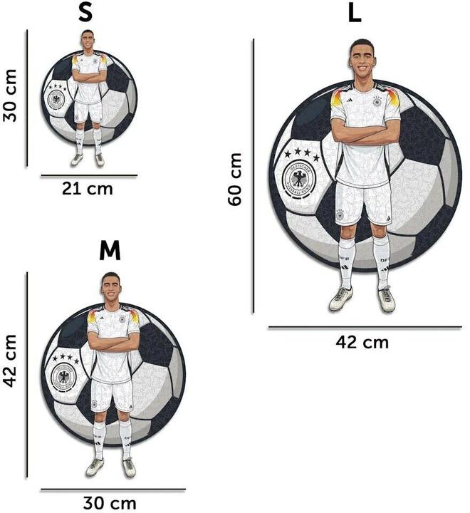 Produktbild Iconic Jamal Musiala (Deutsche Nationalmannschaft) - Holz Puzzle Grösse M (270 Teile) (270 Teile)