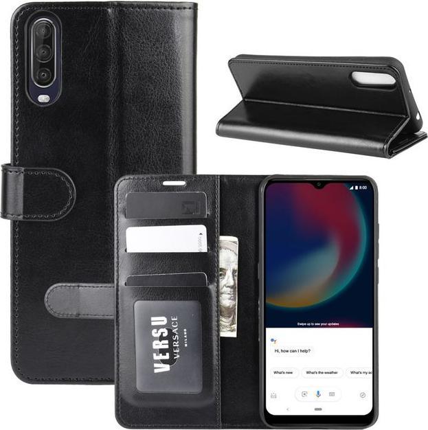 Actual product image MU Classic Crazy Horse Leather Bookcover Series (Wiko View 4, Wiko View 4 Lite)