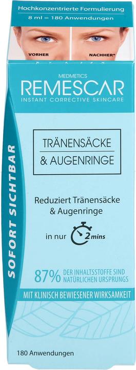 Energie-Label Remescar Tränensäcke und Augenringe (Augenpflege Crème, 8 ml, Tag + Nacht)