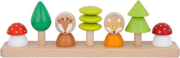 Produktbild Goki Farben- und Formensortierspiel 'kleine Waldfreunde'