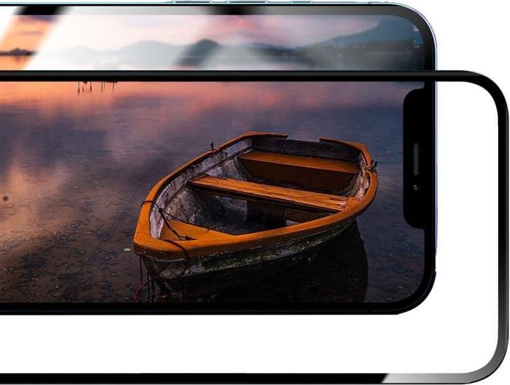 Actual product image Forcell Protective glass Flexible Nano Glass 5D for iPhone 13 Pro Max/14 Plus black (1 pcs., Apple iPhone 13 Pro Max, Apple iPhone 14 Plus)