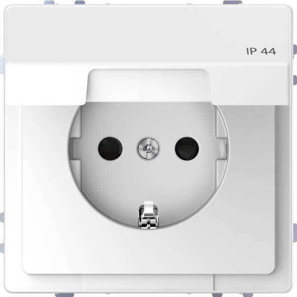 Produktbild Merten SCHUKO-Steckdose mit Klappdeckel