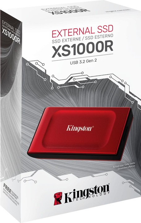 Immagine prodotto Kingston XS1000 Red (1000 GB)