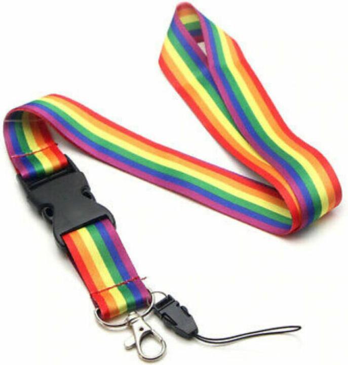 Actual product image - Lgbt Flag Lanyard