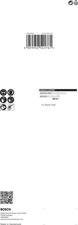 Produktbild Bosch Professional Zubehör Expert C470 (240)