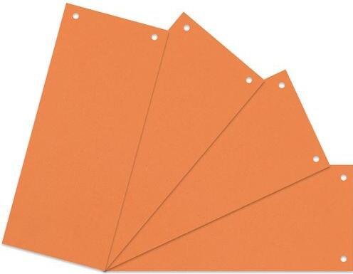 Niceday Divider strips Office Depot Blank 10.5 x 24 cm Orange Manila cardboard