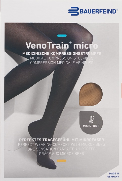 Immagine prodotto Veno Train MICRO A-D KKL2 XS normal/short geschlossene Fussspitze caramel (XS)