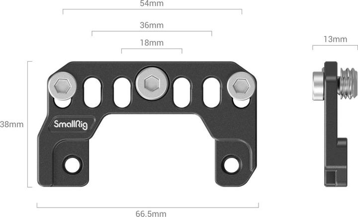 Image du produit SmallRig 4019 Plaque D'Adaptation Pour Poignée Sony Fx3 Xlr