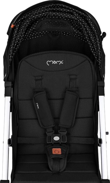 Image du produit MoMi ESTELLE LIGHT schwarz mit silbernem Gestell / Sportwagen / ab 6 Monaten / bis 15 kg