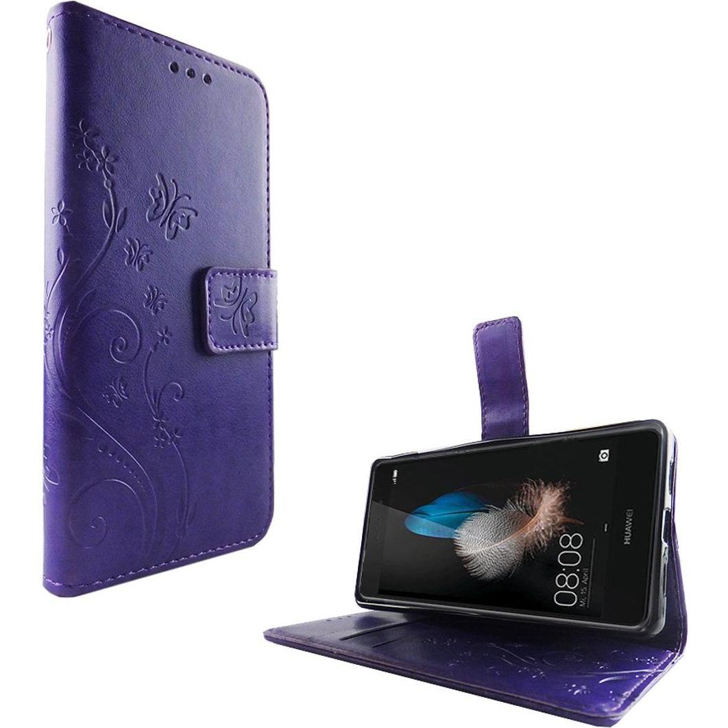 König Design Hülle Handy Schutz für Huawei P8 Lite Case Cover Tasche Wallet Etui Handyhülle (Huawei P8 Lite), Smartphone...