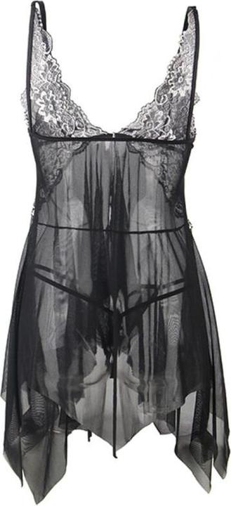 Immagine prodotto Subblime Babydoll In Tessuto Tulle Seno Pizzo S/M (S, M)