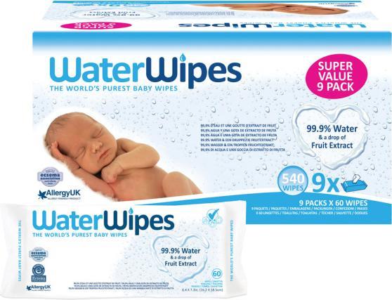 Produktbild WaterWipes Feuchttücher (540 Stück)