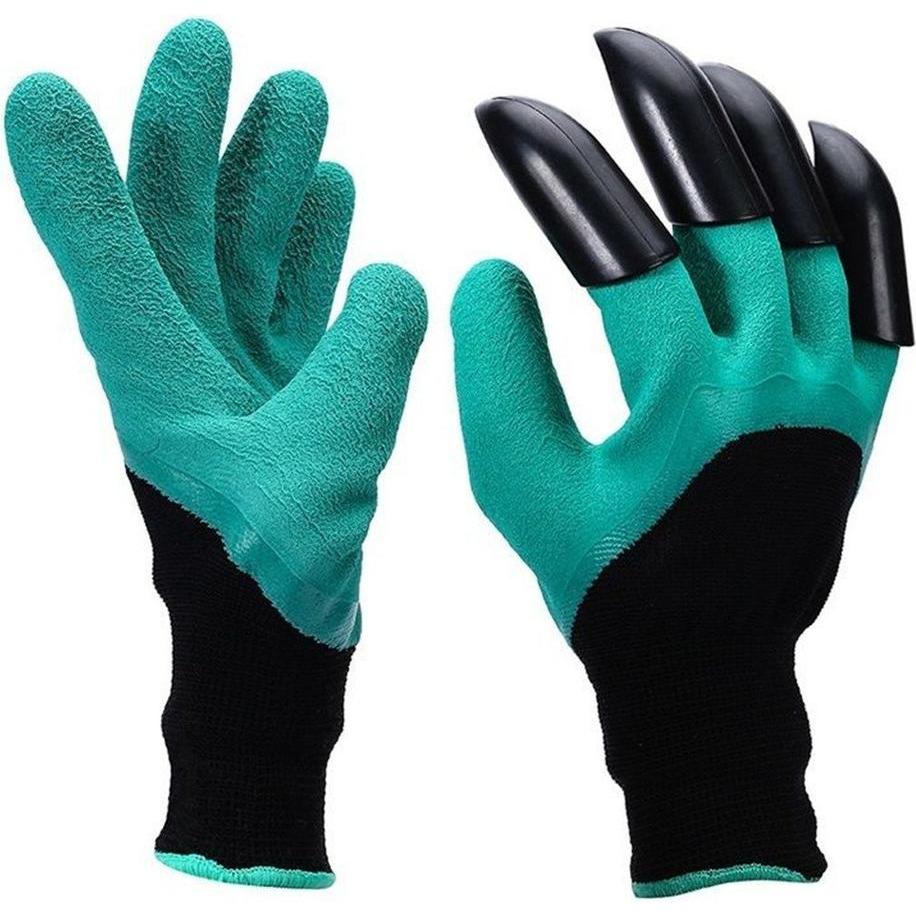 JTI, Schutzhandschuhe, Gartenhandschuhe mit Krallen (One Size)