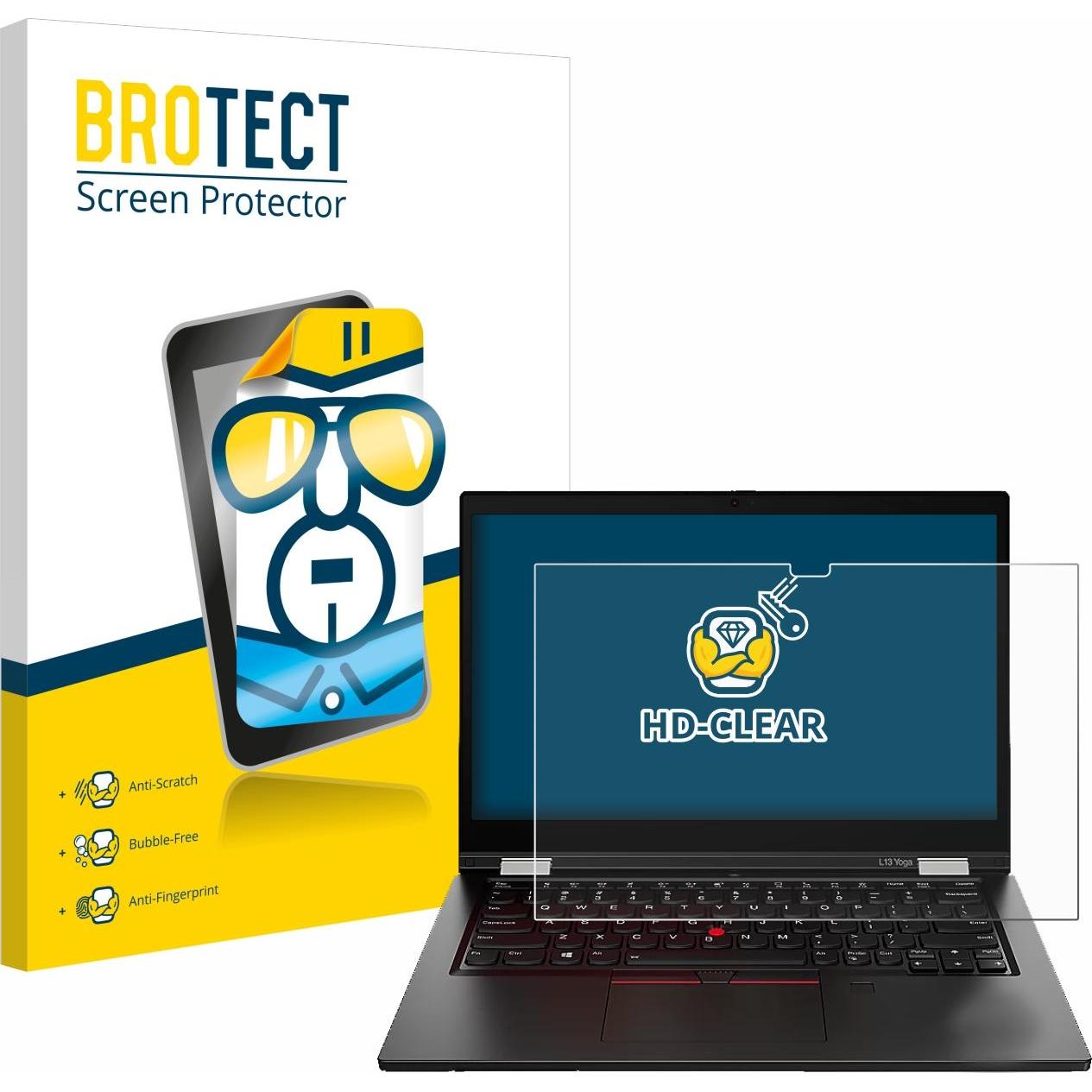 BROTECT Schutzfolie Displayschutz Klar (13"), Notebook Schutzfolie