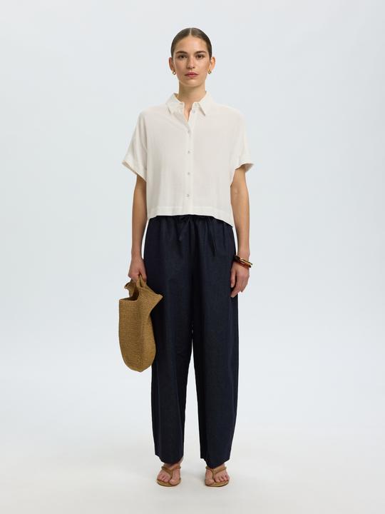 Produktbild Selected Cropped Kurzarmhemd (40)