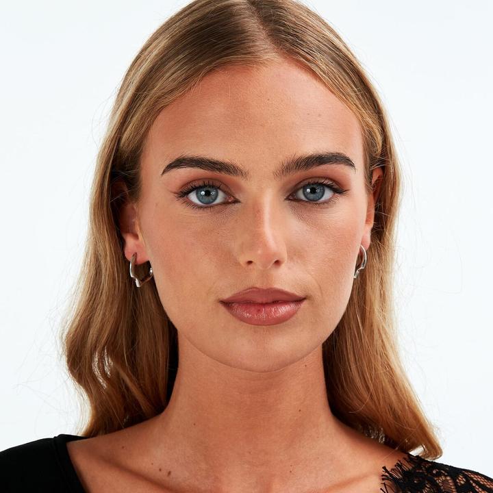 Produktbild Trussardi Graceful steel hoop earrings T-Design TJAXA06