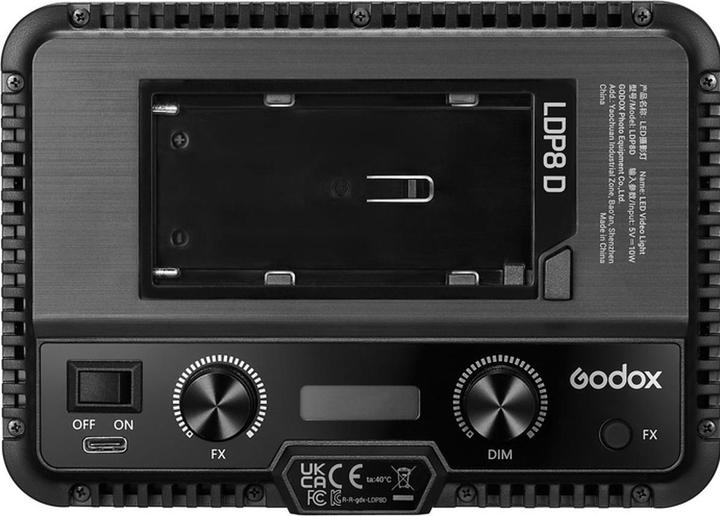 Actual product image Godox LDP8D Streaming Slim Panel Light (Surface luminaire)