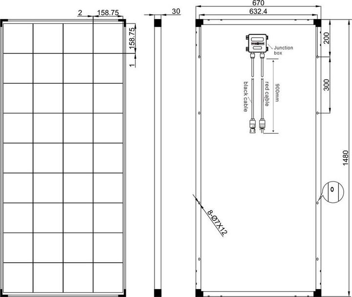 Actual product image Enjoy solar Mono Classic (200 W, 10.90 kg)