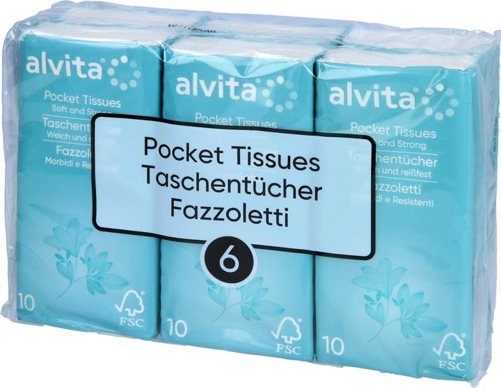 Produktbild Alvita Taschentuecher, 6X10 St TUE