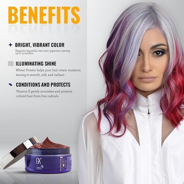 Immagine prodotto Gk Hair Global Keratin Red Bombshell Masque 7.05 Fl Oz 200g