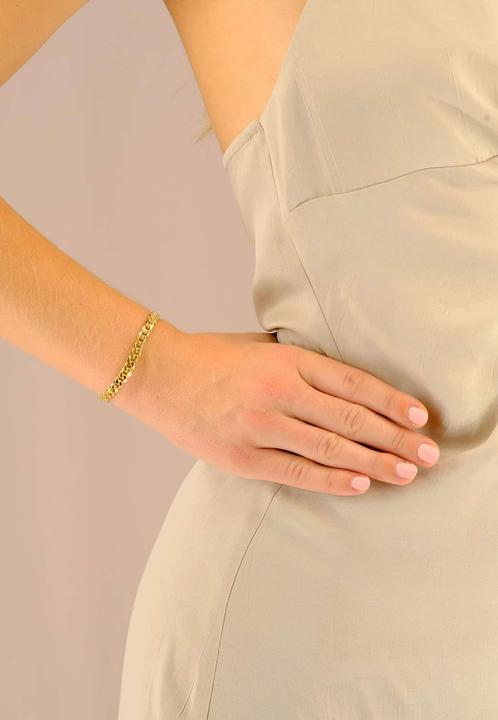 Produktbild Muau Panzer (19 cm, 750/18K Gelbgold)